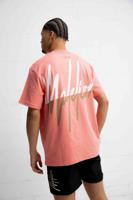 Malelions Split T-Shirt Heren Roze - Maat XS - Kleur: Roze | Soccerfanshop - thumbnail