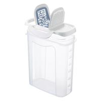 Rotho CLIC & LOCK Bewaar- en Strooidoos 1.5L Wit/Transparant