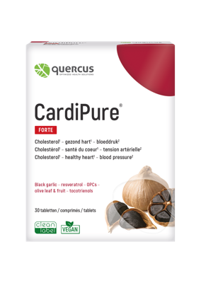 Quercus Hart en Bloedvaten & Metabolisme CardiPure 30Tabletten