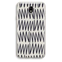 Marrakech Zigzag: Samsung Galaxy J7 (2017) Transparant Hoesje