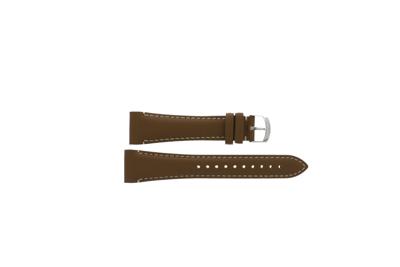 Horlogeband Armani AR0251 Leder Bruin 22mm