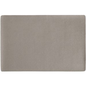 1x placemats lederlook - 45 x 30 cm - metallic taupe