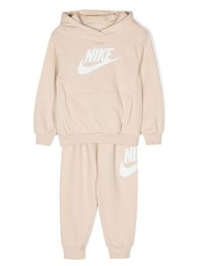 Nike Kids survêtement à logo imprimé - Tons neutres