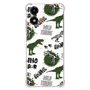 Case Anti-shock voor Motorola Moto G24 | G24 Power | G04 Dinosaurus