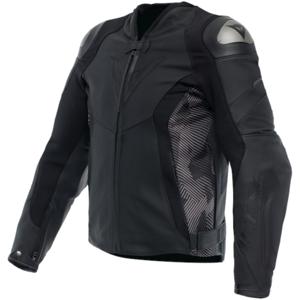 DAINESE Avro 5 Leather Jacket, Leren motorjas, Zwart-Antraciet