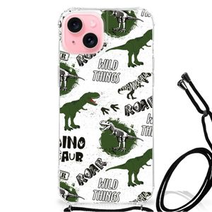 Case Anti-shock voor iPhone 15 Plus Dinosaurus