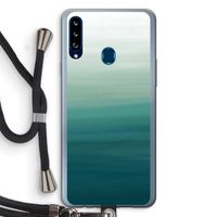 Ocean: Samsung Galaxy A20s Transparant Hoesje met koord