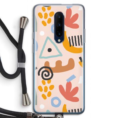 Abstract: OnePlus 7 Pro Transparant Hoesje met koord