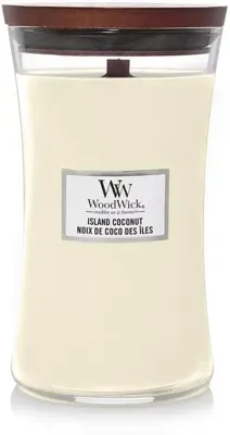 WoodWick large candle island coconut