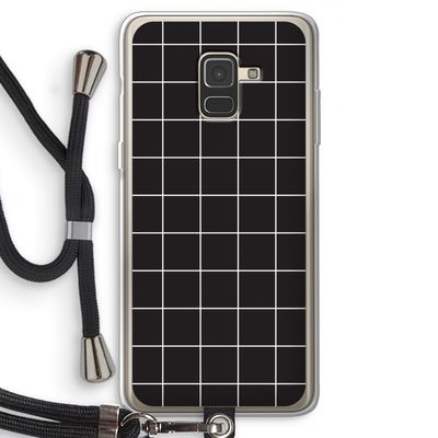 Rooster 2: Samsung Galaxy A8 (2018) Transparant Hoesje met koord