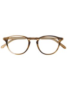 Garrett Leight lunettes de vue à clip solaire - Marron