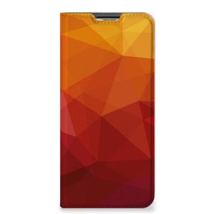 Stand Case voor OPPO A54s | A16 | A16s Polygon Red