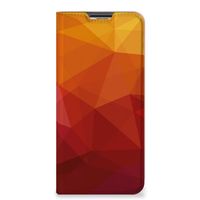 Stand Case voor OPPO A54s | A16 | A16s Polygon Red - thumbnail