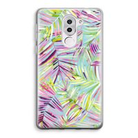 Tropical Palms Blue: Honor 6X Transparant Hoesje