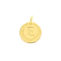 Imotionals Ronde Kettinghanger Letter E Goud Imotionals Ronde Kettinghanger Letter E Goud
