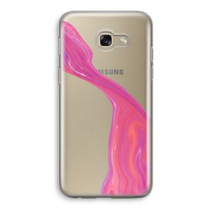 Paarse stroom: Samsung Galaxy A5 (2017) Transparant Hoesje
