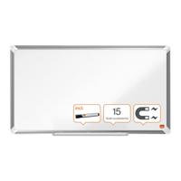 Whiteboard Nobo Premium Plus Widescreen 40x71cm staal