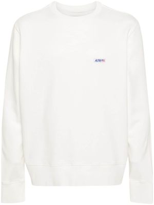 Autry sweat en coton à patch logo - Blanc