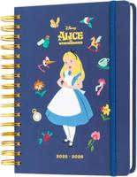 A5 Alice in Wonderland School Dag Agenda 2025-2026 ( aug - juli )