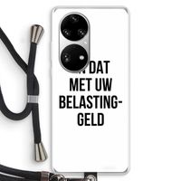 Belastinggeld: Huawei P50 Pro Transparant Hoesje met koord