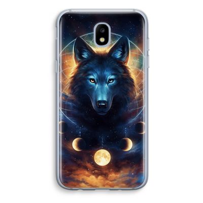 Wolf Dreamcatcher: Samsung Galaxy J5 (2017) Transparant Hoesje