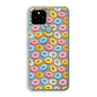 Pink donuts: Google Pixel 5 Transparant Hoesje