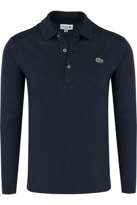 Lacoste Slim Fit Poloshirt lange mouw , Effen
