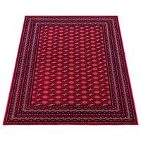 Karpet24 Klassiek Perzisch Tapijt - Oosters Vloerkleed in Rijke Rood- en Donkerroodtint-80 x 150 cm