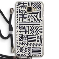 Marrakech print: Samsung Galaxy A5 (2016) Transparant Hoesje met koord
