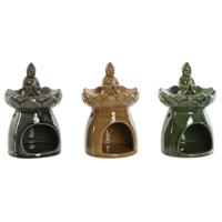 Verbrander Home ESPRIT 9 x 9 x 14,5 cm (3 Stuks)