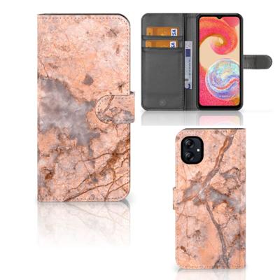 Samsung Galaxy A04e | Bookcase | Marmer Oranje