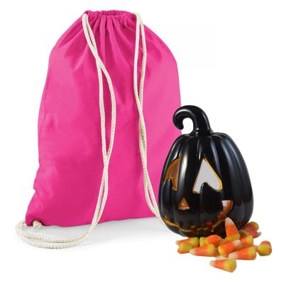Sint Maarten snoeptasje - met rijgkoord - roze - 46 x 37 cm - polyester - 11 november