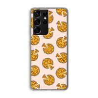 You Had Me At Pizza: Samsung Galaxy S21 Ultra Transparant Hoesje