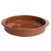 Tapas ovenschaaltje/serveerschaaltje - rond - Spaans terracotta/aardewerk - D10 x H2.5 cm Tapas ovenschaaltje/serveerschaaltje - rond - Spaans terracotta/aardewerk - D10 x H2.5 cm