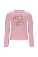 Le Chic winter t-shirt meisjes - roze - Norma - vlinder
