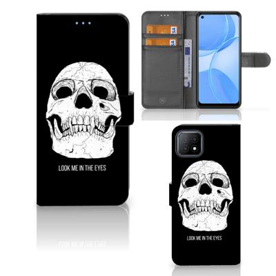 Telefoonhoesje met Naam OPPO A73 5G Skull Eyes Telefoonhoesje met Naam OPPO A73 5G Skull Eyes