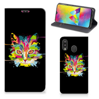 Samsung Galaxy M20 Magnet Case Cat Color