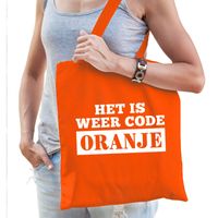 Het is weer code Oranje tasje voor dames