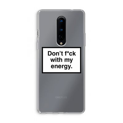 My energy: OnePlus 8 Transparant Hoesje