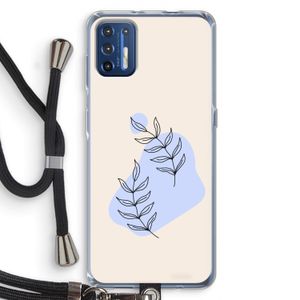 Leaf me if you can: Motorola Moto G9 Plus Transparant Hoesje met koord