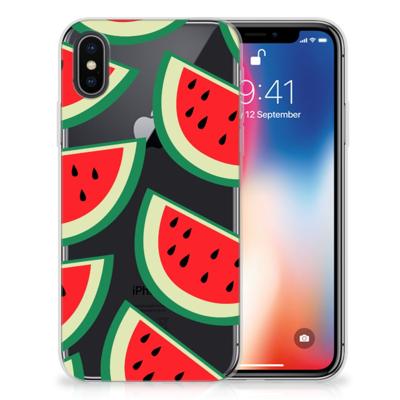 Apple iPhone X | Xs | Siliconen Case | Watermelons