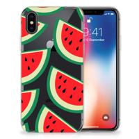 Apple iPhone X | Xs | Siliconen Case | Watermelons