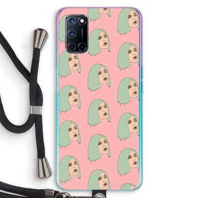 King Kylie: Oppo A72 Transparant Hoesje met koord