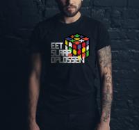 Rubiks cube t-shirt oplossen