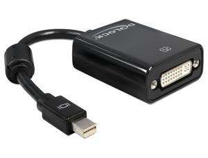 DeLOCK Mini-DisplayPort male > DVI-I female (DVI 24+5) adapter 0,18 meter