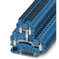 Phoenix Contact UTTB 4-PV BU 3059265 Doorgangsserieklem Aantal polen: 4 0.14 mm² 6 mm² Blauw 50 stuk(s)