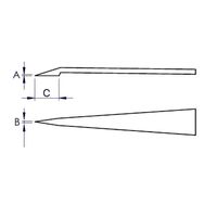 Knipex 92 09 02 ESD Pincet ESD 1 stuks Spits, fijn 115 mm - thumbnail