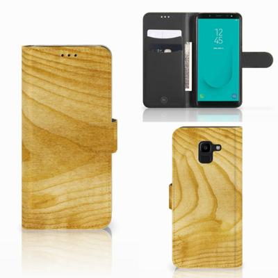 Samsung Galaxy J6 2018 | Book Style Case | Licht Hout