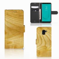 Samsung Galaxy J6 2018 | Book Style Case | Licht Hout