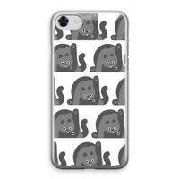 Cats: iPhone 8 Transparant Hoesje